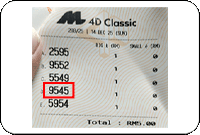 Winning Ticket Magnum 4D 3rd Prize - 13 December 2025